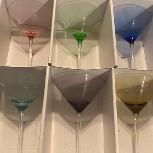 BLOCK Crystal martini glasses 6 set